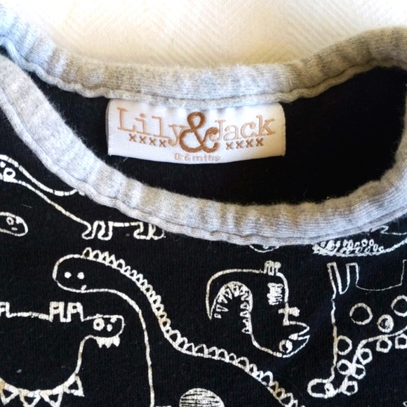 lily & jack dinosaur sleep sack 2.5 tog plush winter weight 6 months baby boy - Picture 2 of 5